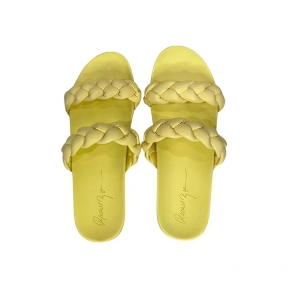 Rachel  Zoe Emilie Braided Sandals | Yellow | Size 11 - Picture 2 of 11
